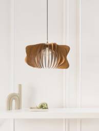 Wooden Chandelier, Wood Ceiling Lamp, Pendant Light, Modern Fixture, Kitchen Island, Scandinavian Design, Mid Century, Natural