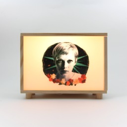 Light Box, Christmas Original Gift, Handmade Pinewood Led Lamp, Lightbox Sign, Collage Light Wooden Lightbox. #mia