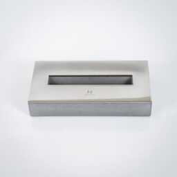 Desk Business Card Holder, Executive Gift, Personalized Corporate Concrete Accessory - thumbnail 3