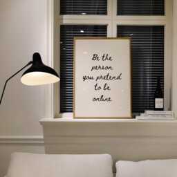 Funny Quote Wall Art, Minimalist Inspirational Print - thumbnail 3