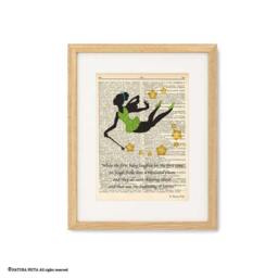 Peter Pan & Tinker Bell Fairy Quote Print, Peter Dictionary Book Print, Nursery Print, Kids Decor, Christmas Gift, By Naturapicta - thumbnail 3