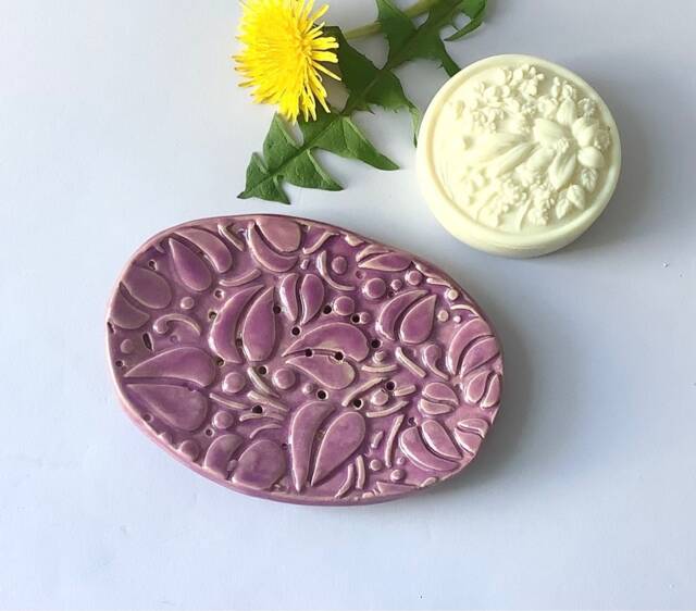 "Soap Dish ""Morning Glory" - image 1
