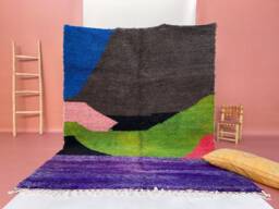 Custom Beni Ouarain Rug Handmade Moroccan Wool Carpet