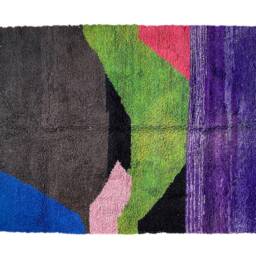 Custom Beni Ouarain Rug Handmade Moroccan Wool Carpet - thumbnail 3