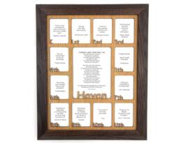 K-12Th Grade School Years Picture Frame - 11x14 Dark Holds 2.5x3 & 5x6.5 Pictures Personalized Back To Days - thumbnail 1