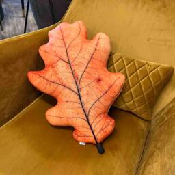 Oak Leaf Pillow Rustic Fall Home Decor - thumbnail 4