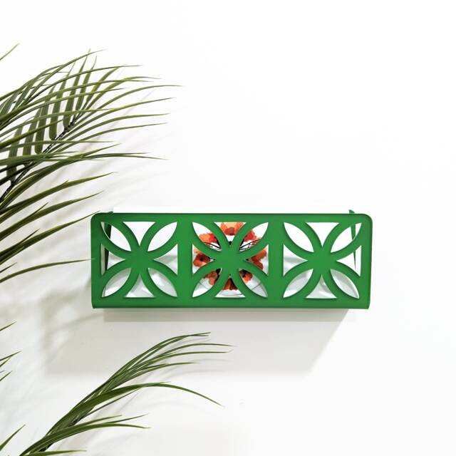 Triple Breeze Block Acrylic Wall Mail Holder - Pattern B - image 1