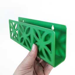Triple Breeze Block Acrylic Wall Mail Holder - Pattern B - thumbnail 4