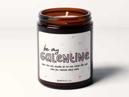 Be My Galentine Girl Power Friendship Personalised Message Soy Wax Candle - thumbnail 1