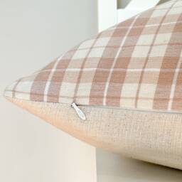 Brown Tribal Hemp Hand Woven Natural Dye Color Hmong Lumbar Pillow Cover - thumbnail 3