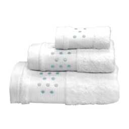 Spots Bath Towels 3-4-6 Pieces Set Sheet, Hand Towel, Guest Towel - Multi Colours - thumbnail 1