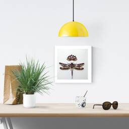 Dragonfly Quilling Art Metallic Copper Paper Wall Decor - thumbnail 2