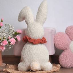 Green Bunny Pillow - Easter Decor - 25 Types Of Scarves Soft Plush Sherpa - thumbnail 2