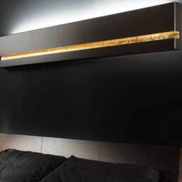 Wall Lamp Riflessi 70 Icone By Minital Lux Design Marco Pagnoncelli Made in Italy Dark Brown/Gold Version - thumbnail 3