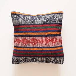 Kilim Pillow Cover 14 X Moroccan Cushion 35X35 Pillows Kelim Kissen Coussins Rug - thumbnail 1