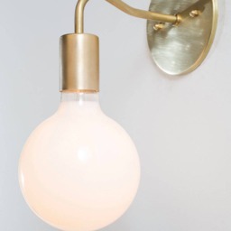Brass Wall Sconce Light Mid Century Modern Industrial Lighting - thumbnail 3