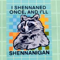 Funny Art Print Raccoon Wall Decor Silly Motivation Classroom Poster School Trash Panda Gift Unhinged Humor Office Cubicle - thumbnail 3
