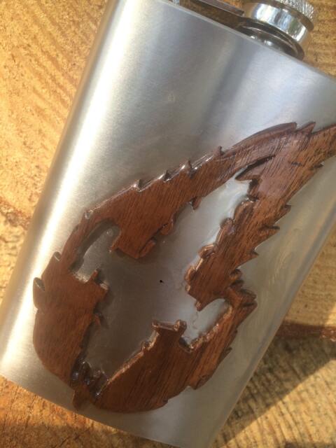 Hand-Carved Leaf On The Wind with Serenity - image 1