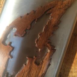 Hand-Carved Leaf On The Wind with Serenity - thumbnail 2
