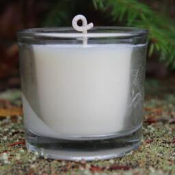 Votive Candle-Heavy Weight Recycled 2.5Oz Clear Glass Votive-Vermont Cottage Candles - thumbnail 2