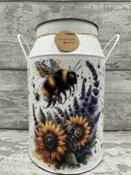 Bee Milk Churns, Bee Vase, Gifts, Bee, Bees, Sunflower - thumbnail 1