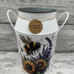 Bee Milk Churns, Bee Vase, Gifts, Bee, Bees, Sunflower - thumbnail 3