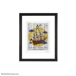 Peter Pan Neverland Print, Peter Quote Print, Nursery Print, Children Wall Art, Peter Dictionary Art, Christmas Gift, Peter Poster, Naturapicta - thumbnail 1
