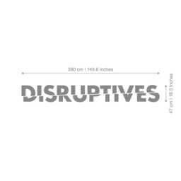 Disruptives, Office Design, 3D, Decor, Wall Art, Office, Quote, Quotes, Decor - Skudisr - thumbnail 3