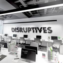Disruptives, Office Design, 3D, Decor, Wall Art, Office, Quote, Quotes, Decor - Skudisr - thumbnail 1