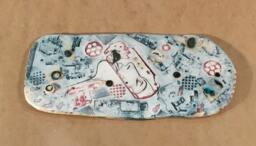 Cyberspace Melody I Ipoddery Vania Setti Settiarts Ceramics Art Stoneware Plaque - thumbnail 1