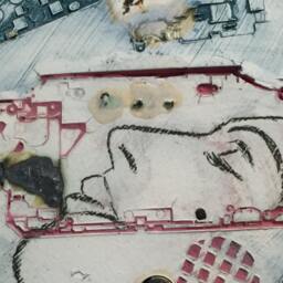 Cyberspace Melody I Ipoddery Vania Setti Settiarts Ceramics Art Stoneware Plaque - thumbnail 4