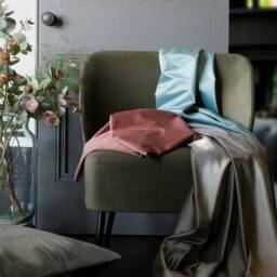 Made To Measure Curtains With A Hand Sewn Finish, Velvet Curtains, Pencil Pleat, Eyelet Grommet Thermal - thumbnail 1