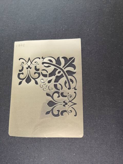 Corner Border Stencil, Flexible, Reusable, 125Micron, Wall Decor, Home Decor, Furniture Painting, Card Making, Craft Stencil From Bitofeverythingbyb