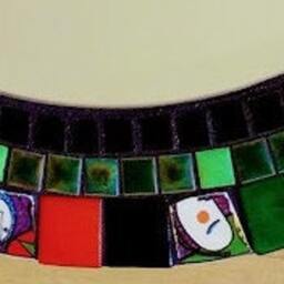 Multicolor Mosaic Tile Wall Mirror - thumbnail 3