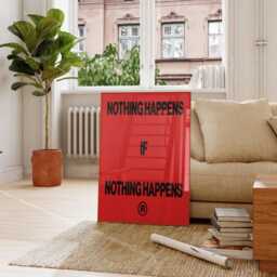 Nothing Happens If Print For Bedroom - Wall Art Poster Print Cool Gift Women Men - thumbnail 2
