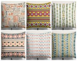 Kilim Ethnic Rug Cushion Cover-Aztec Print Pillow Case-Authentic Turkish Kilim Top-Farmhouse Style Home Decoration-Housewarming Gift