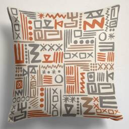 Kilim Ethnic Rug Cushion Cover-Aztec Print Pillow Case-Authentic Turkish Kilim Top-Farmhouse Style Home Decoration-Housewarming Gift - thumbnail 2