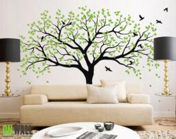 Large Tree Wall Decals Trees Decal Nursery Decals, Mural, Vinyl - Mm001