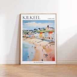 Kilkeel Travel Poster Northern Ireland Coastal Art Print - thumbnail 3
