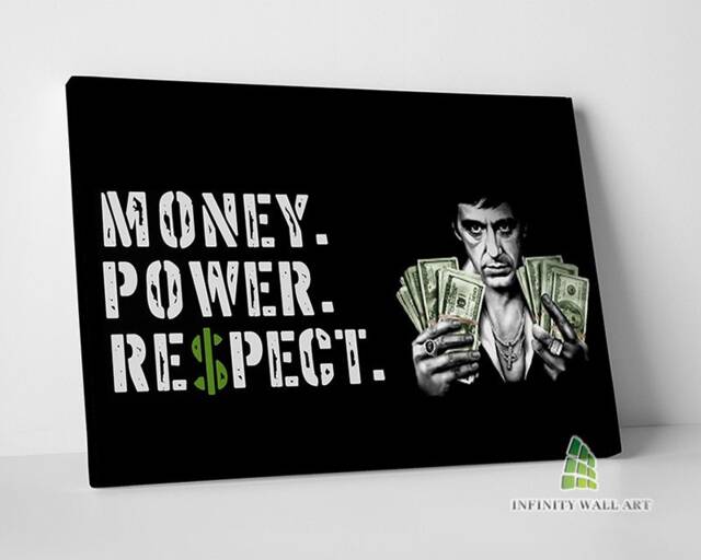Scarface Al Pacino Motivational Quote Canvas Art Wall Mafia Gangster Photo Print Picture Framed Home Decor -E228 - image 1