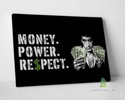 Scarface Al Pacino Motivational Quote Canvas Art Wall Mafia Gangster Photo Print Picture Framed Home Decor -E228 - thumbnail 1