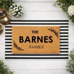 Family Welcome Home Mat - Personalised - thumbnail 2