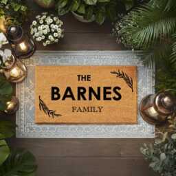 Family Welcome Home Mat - Personalised - thumbnail 3