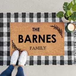 Family Welcome Home Mat - Personalised - thumbnail 4