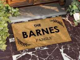 Family Welcome Home Mat - Personalised - thumbnail 1