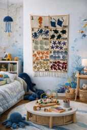 Abc Tapestry - Montessori Nursery Wall Hanging
