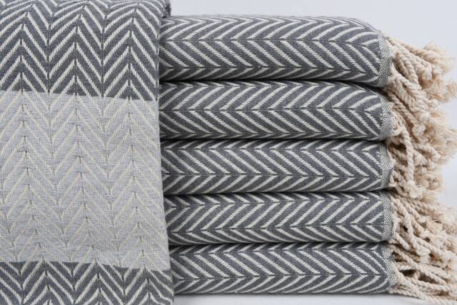 Gray Towel, Turkish Towel, 40x70, Turkey Towel, Organic Wedding Bath Towel, Cotton Towel, Gift Towel Iso-Dml - image 1