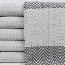 Gray Towel, Turkish Towel, 40x70, Turkey Towel, Organic Wedding Bath Towel, Cotton Towel, Gift Towel Iso-Dml - thumbnail 2