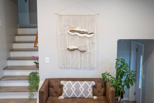 Large Macraweave Woven Macrame Wall Hanging Tapestry/Colorful Weaving Art Fiber Decor - image 1