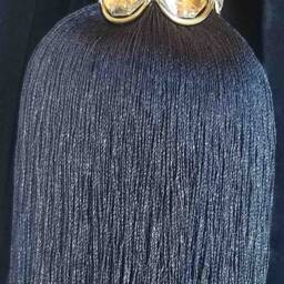 Luxury Blue Curtain Drapery Crystal Beaded Head Tassel Dual Rope Tie Back Handmade Decorative/Window Treatment Single Drape Holding/Holdback - thumbnail 2